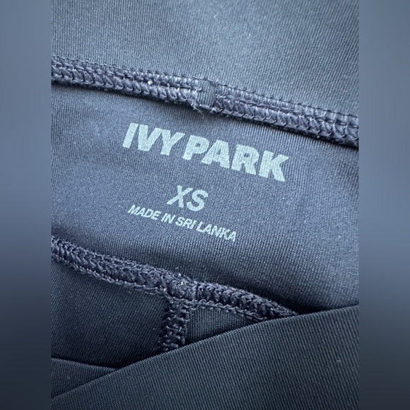 Ivy Park Yoga Athleisure Mesh Leggings Blue & Black Size XS - Picture 8 of 12